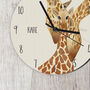 Giraffe Family Clock, thumbnail 2 of 6
