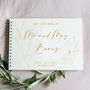 Personalised Delicate Floral Wedding Guest Book, thumbnail 1 of 5