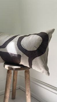 In Preparation | Appliqué Stitch Collage Linen Cushion, 3 of 5