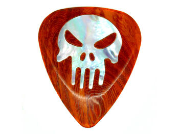 Punisher Burma Padauk Guitar Pick In A Gift Box, 2 of 7