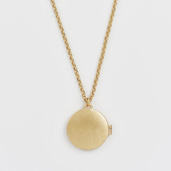 Gold Nightshade Moon Locket Necklace, 5 of 8