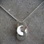 Sterling Silver Three Linked Rings Necklace, thumbnail 2 of 2