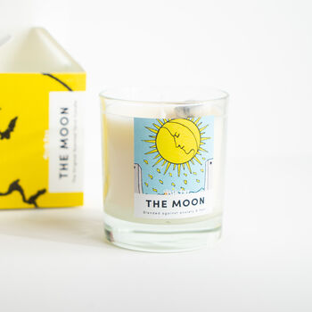 The Moon Crystal Tarot Candle For Anxiety, 2 of 4