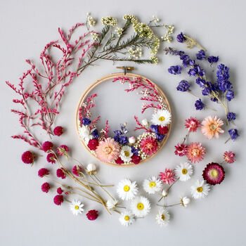 Olga Prinku Dried Floral Embroidery Hoop Kit Luxe, 5 of 11