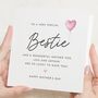 Mothers Day Card For Bestie Or Best Friend, thumbnail 1 of 7