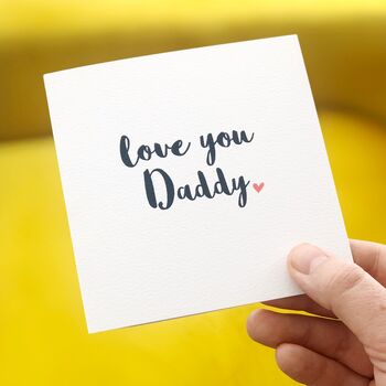Love You Dad Card, 2 of 3