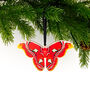 Atlas Moth Wooden Hanging Decoration, thumbnail 1 of 5