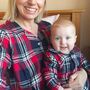 Personalised Name Tartan Pyjama Set, thumbnail 2 of 3