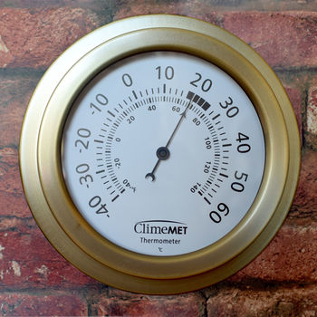 metallic garden thermometer by climemet | notonthehighstreet.com