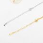 Sterling Silver Daisy Flower Oval Pendant Necklace, thumbnail 5 of 12