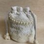 White Pearl Embellished Potli Bag, thumbnail 4 of 7
