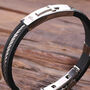 Personalised Christian Leather Bracelet, thumbnail 2 of 5