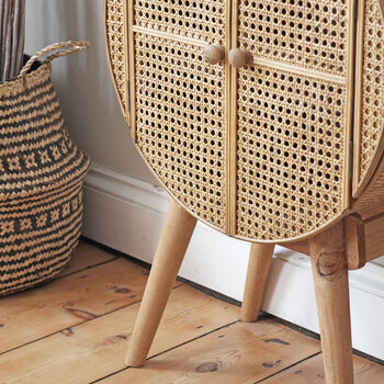 Small Rattan Cabinet, 6 of 8