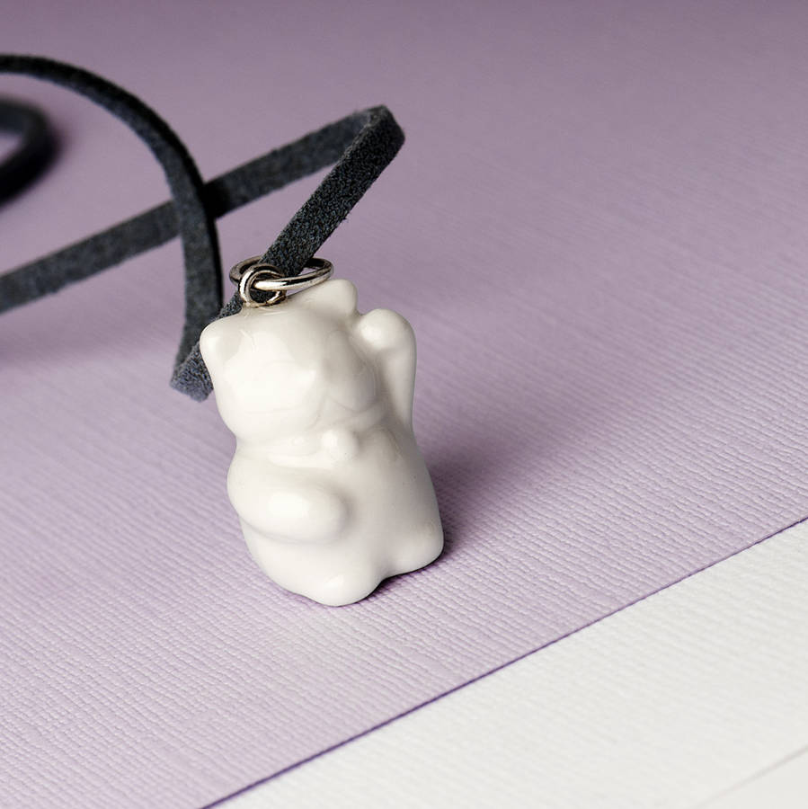 porcelain charm pendants by grace & valour