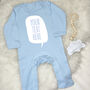 Speech Bubble Personalised Baby Rompersuit, thumbnail 5 of 6