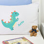 Personalised Dinosaur Pillowcase, thumbnail 1 of 1