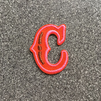 Letter C Alphabet Iron On Patch, 2 of 4