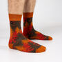 Bamboo Socks | Autumn Socks | Landscape Socks | Forest Socks | Novelty Socks, thumbnail 2 of 5