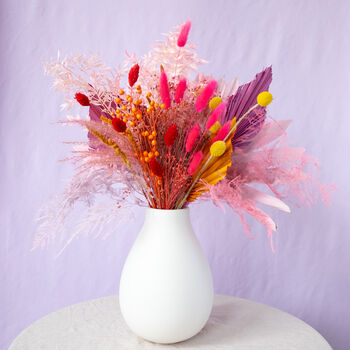 Bright And Colourful Dried Flower Bouquet, 2 of 3