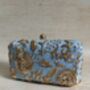 Sky Blue Rectangular Clutch Bag, thumbnail 4 of 8