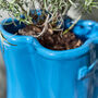 Personalised Blue Garden Welly Planter, thumbnail 4 of 7