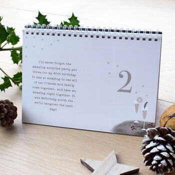 Personalised Countdown To Christmas Advent Calendar, 4 of 12