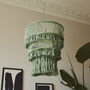 Recycled Cotton Three Tier Chandelier Shade, thumbnail 2 of 9