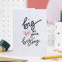 'Big Love On Your Big Day' Wedding Card, thumbnail 1 of 2