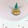 Personalised Table Name Plaques Settings Christmas Tree, thumbnail 6 of 11