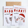 Customised Daddy Christmas Card, thumbnail 1 of 6