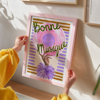 Bonne Musique Retro Music Art Print, 3 of 12