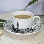 North London Teacup And Saucer Set, thumbnail 2 of 3