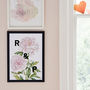 Personalised Couples Initials Floral Botanical Print, thumbnail 1 of 12