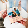 Personalised Couples Seven Year Anniversary Copper Photo Print, thumbnail 1 of 8