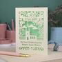 Personalised Papercut Floral Christening Card, thumbnail 7 of 8