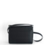 Black Leather Cross Body Bag, thumbnail 3 of 6