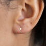 Tiny Gold Filled Star Stud Earrings, thumbnail 2 of 10