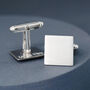 Sterling Silver Secret Message Cufflinks, thumbnail 6 of 9