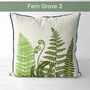 Fern Grove Green Botanical Cushion Collection, thumbnail 6 of 7