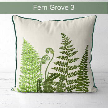 Fern Grove Green Botanical Cushion Collection, 6 of 7
