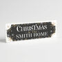 Personalised Family Christmas Wooden Mantel Decoration, thumbnail 4 of 5