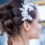 Beaded Lace Bridal Or Bridesmaid Headpiece Headband, thumbnail 4 of 11