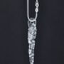 Arctic Handmade Glass Icicle Christmas Necklace, thumbnail 2 of 3