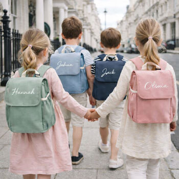 Personalised Name Or Intials Kids Lunch Box Backpack, 3 of 3