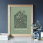 Personalised Our Home UK Map Print, thumbnail 10 of 12