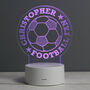 Personalised Colour Changing Football Night Light, thumbnail 6 of 7