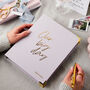 Personalised Lilac Wedding Planner And Organiser, thumbnail 1 of 11