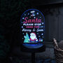 Personalised Santa Stop Here Outdoor Solar Light, thumbnail 4 of 10