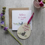 First Easter Rabbit Hanging Decoration And Card, thumbnail 5 of 7