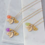 Personalised Leaf Cluster Necklace, thumbnail 4 of 4